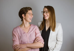 Dr. Hanna Jakob und Dr. Mona Späth, Limedix Gründerinnen