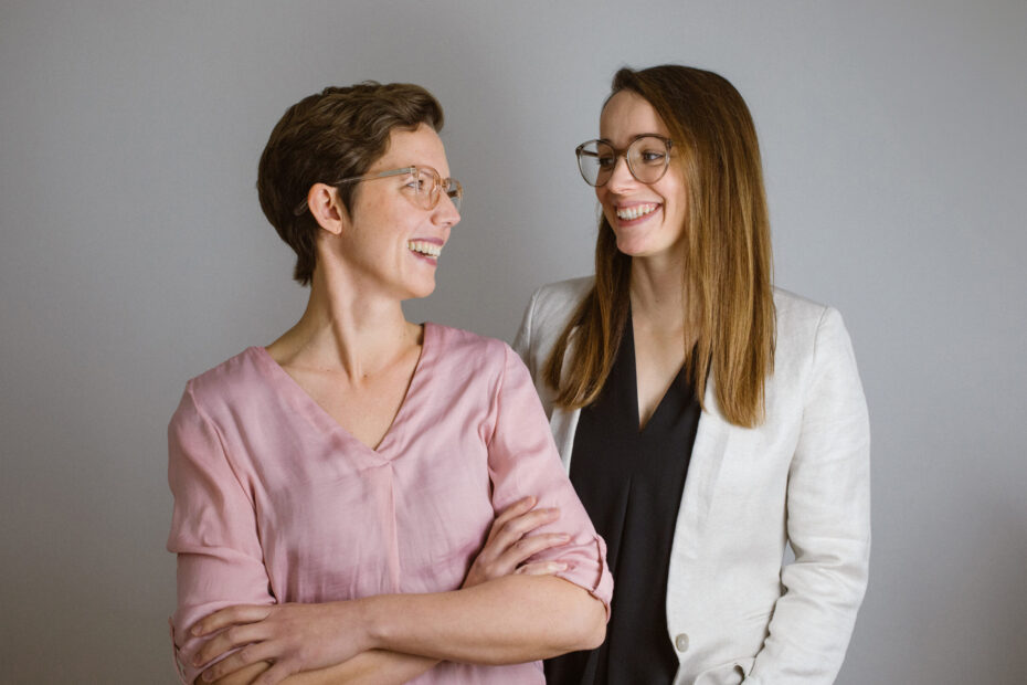 Dr. Hanna Jakob und Dr. Mona Späth, Limedix Gründerinnen